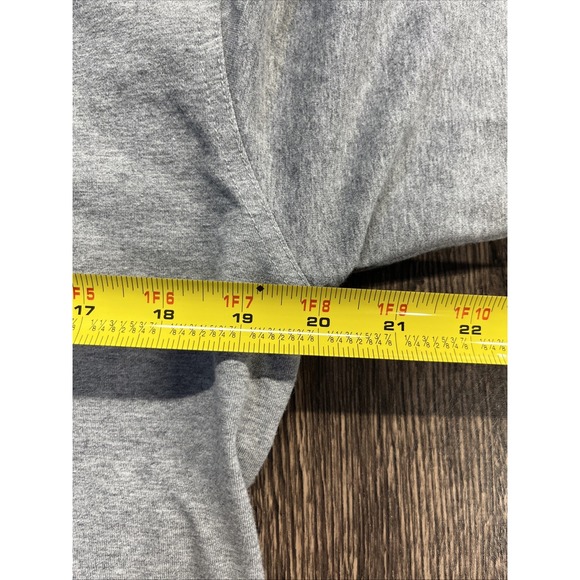 Bylt Hoodie Mens M GrayDrop Cut Hooded Henley Lux Performance Sweatshirt Stretch - Picture 6 of 7